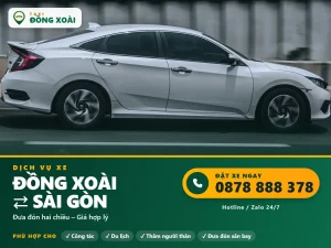 Xe Đồng Xoài đi Sài Gòn và ngược lại